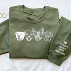 Custom Graphic Pet Sweatshirt, Custom Pet Photo + Name Printing Sweatshirt