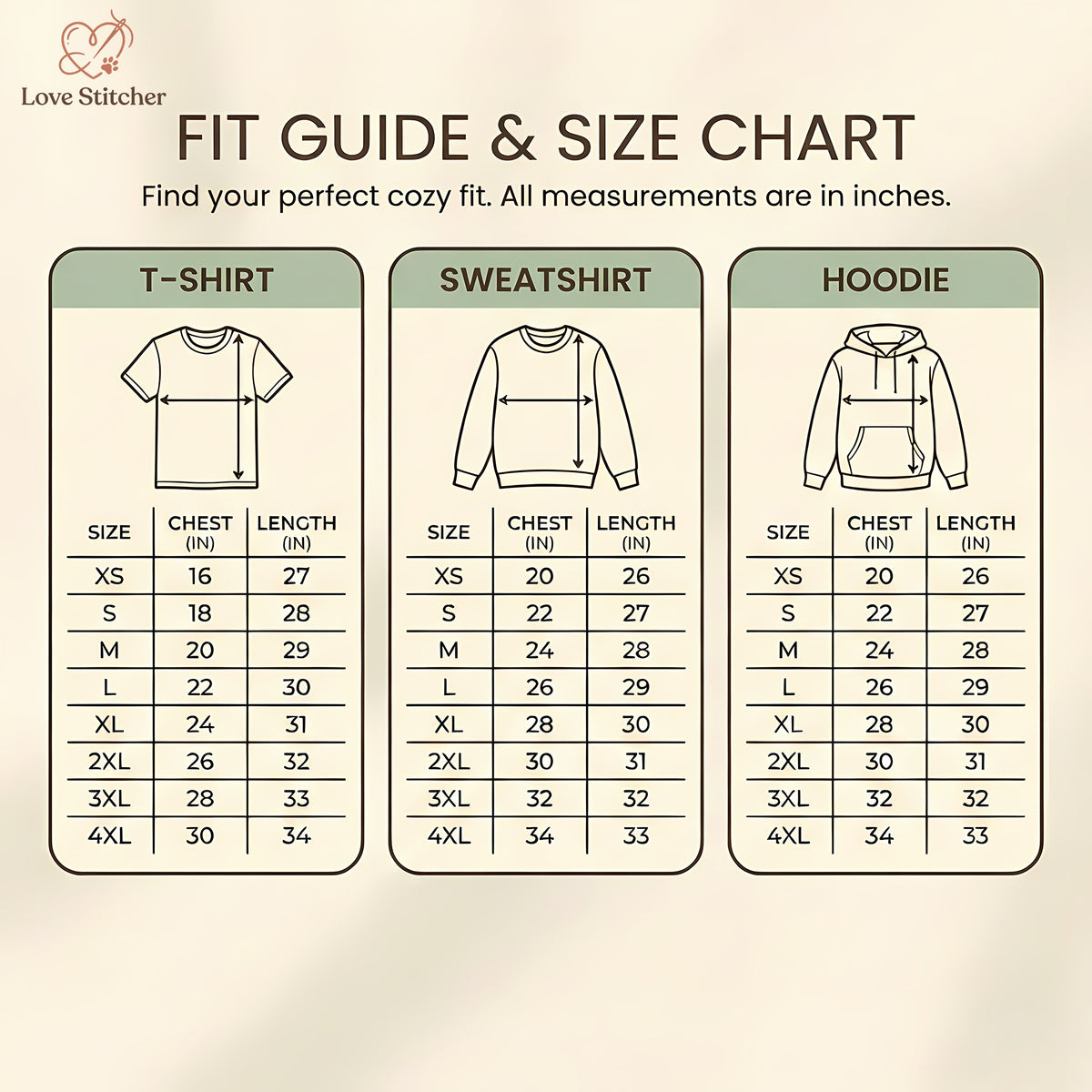 Custom Embroidered Pet Line Art Sweatshirt